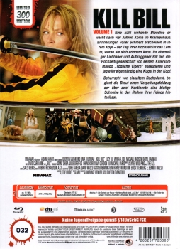 Kill Bill Volume 1 - Limited Uncut Mediabook von '84 Entertainment - Limitiert auf 300 Stück & nummeriert - Blu-ray - Cover D - Neu & OVP